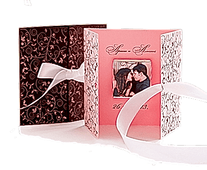 Открытки домик с печатью