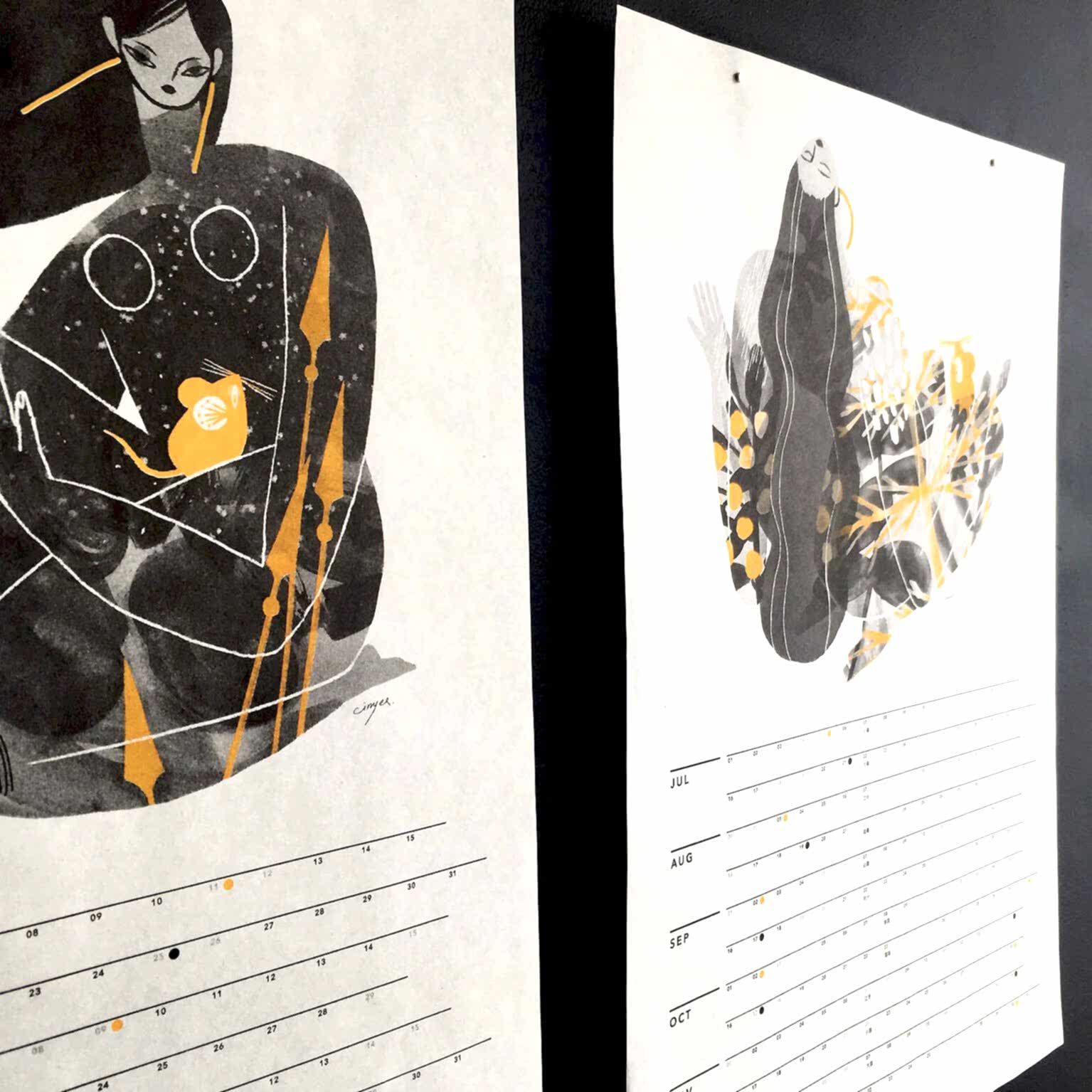 Печать перекидных настенных календарей