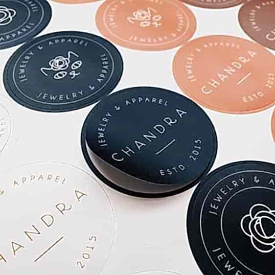 Наклейки круглые Алматы