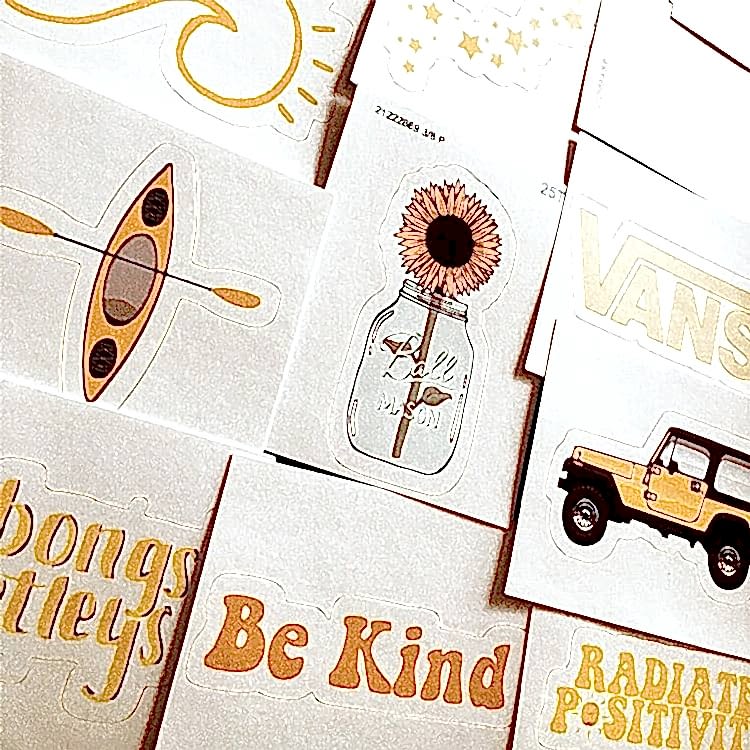 Наклейки с контурной резкой