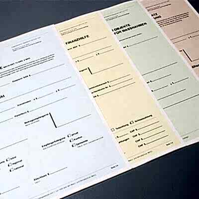 Самокопирующиеся бланки