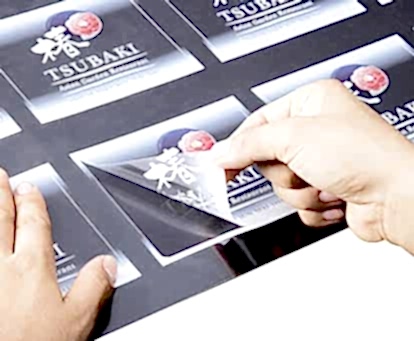 Печать наклеек для интерьера