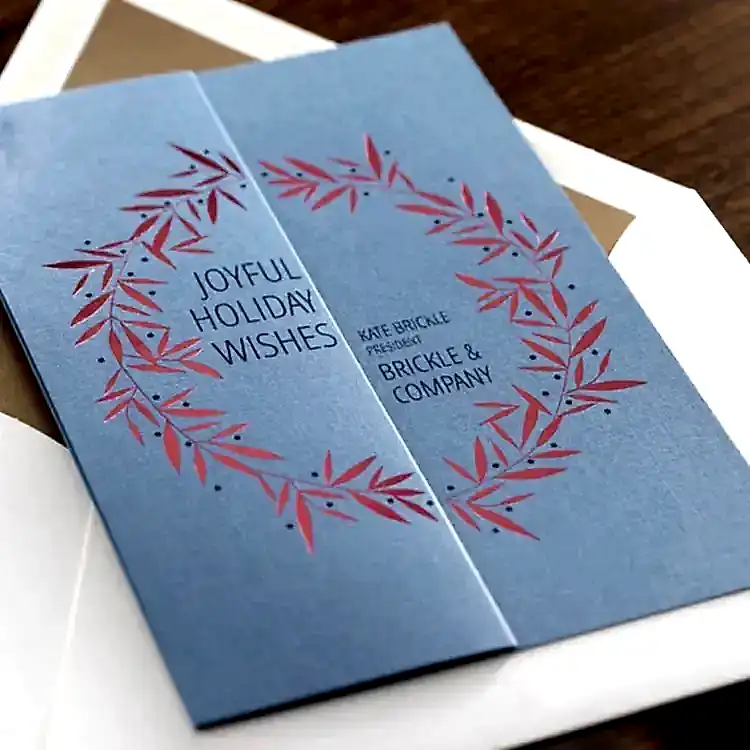 Открытки домик с печатью