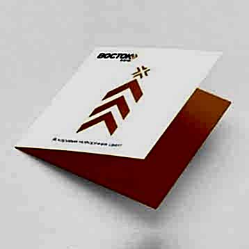 Открытки с вырубкой и печатью